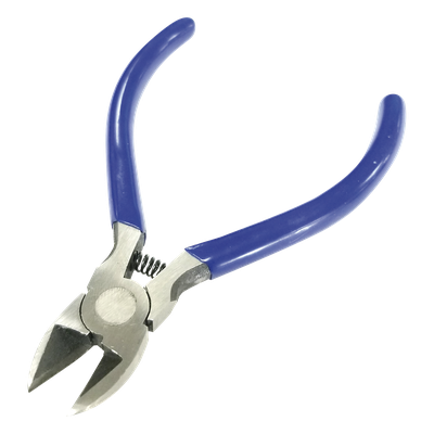 Pinza de Corte Diagonal / 5″ (127 mm) / Mangos Aislantes Plásticos / Resorte Integrado / Acero al Carbono Endurecido