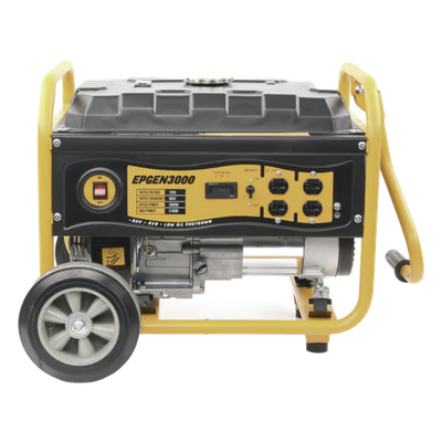 Generador a Gasolina / 3 kW / 7 HP / 110 Vca / Arranque Manual / Tanque 15 L / 10 h Autonomía