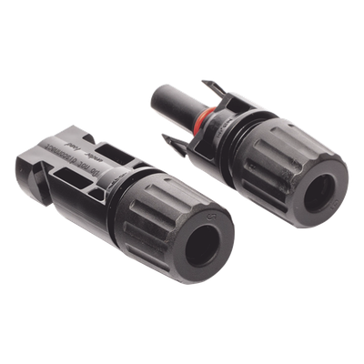 Conector MC-4 para Módulos Fotovoltaicos / 1000 VCC / 30 A / IP67 / -40 a 90 °C / Resistencia UV