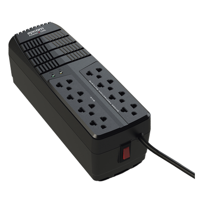 Regulador de Voltaje AVR / 2000 VA / 1000 W / 8 Contactos / Protección RJ11 / Rango 95-148 VCA