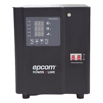 Regulador de Voltaje Industrial / 3 kVA / 3 kW / Monofásico Ferroresonante / Entrada 96-144 Vca / Salida 117.6-122.4 Vca / Estabilización ±2%