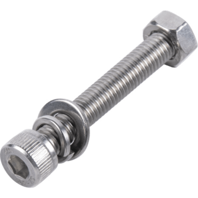 Tornillo de Acero Inoxidable / M8 x 60 mm / Montaje de Módulos Fotovoltaicos / Resistente a la Corrosión / Uso en Exteriores