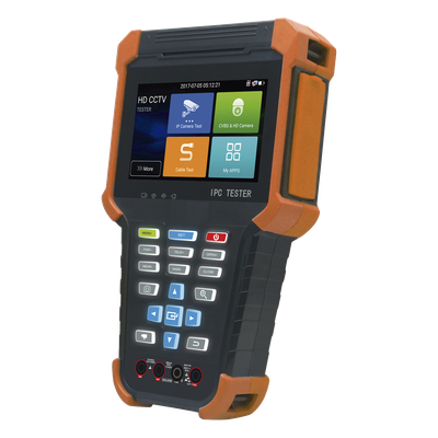 Tester de Video Profesional / Pantalla Táctil IPS 4″ / 4K / H.265/H.264 / PoE 48V / Wi-Fi / Multímetro Digital / TDR RJ45 / Batería 4000 mAh