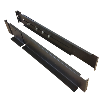 Rieles Deslizantes para UPS / Profundidad Ajustable 440-711 mm / Carga 90 kg / Rack 4 Postes / Soporte en L / Tornillería M6