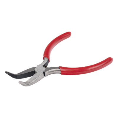 Pinza Punta Curva / 5 pulgadas / Mango Forrado Plástico / Diseño Ergonómico