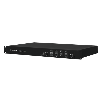 Router Edge / 8 Puertos SFP+ 10 Gbps / 1 Puerto RJ45 Gigabit / Throughput 80 Gbps / 16 Núcleos / 16 GB RAM / Hot-Swappable