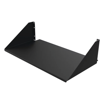 Charola para Rack 19″ / Acero Sólido Calibre 16 / Capacidad de Carga 68 kg (150 lb) / 3 UR / Instalación Frontal o Trasera