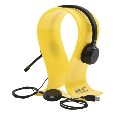 Auricular Profesional / Cancelación Pasiva de Ruido / Conexión USB y 3.5 mm / Micrófono con Cancelación de Ruido / Control de Llamadas con LED / Plug and Play