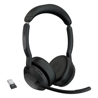 Diadema Bluetooth / Cancelación Activa de Ruido / 18h Batería / Alcance 30 m (98.4 ft) / 2 Micrófonos MEMS / USB-A