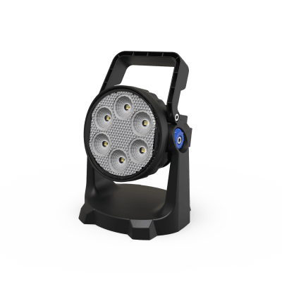 Lámpara de Trabajo LED / 600 Lúmenes / Batería Recargable 3-4 h / Carga USB-C / Base Magnética / IP67