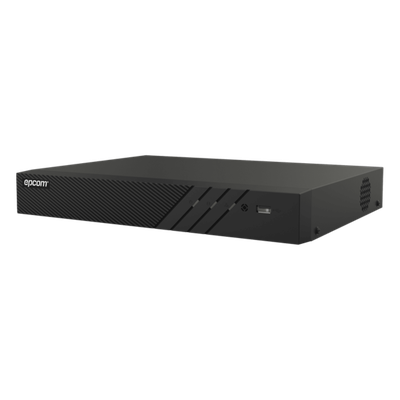 DVR Pentahíbrido / 8 Canales (4 TURBOHD + 4 IP) / 8 Megapixel (4K) / Audio Bidireccional por Coaxitron / AcuSense / H.265+ / 1 Bahía HDD hasta 10 TB