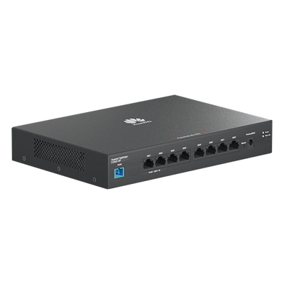 ONU Switch PoE / 8 Puertos Gigabit PoE+ / 1 PON GPON 2.488 Gbps / 120 W / Modo Puente / Administración Nube