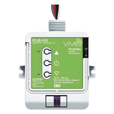 Control de Luminaria Inalámbrico / 0-10 V / 120-277 V / Hasta 3 Drivers / Alcance RF 9 m (29.5 ft) a través de Muros / Compatible con Sensores y Controles Pico