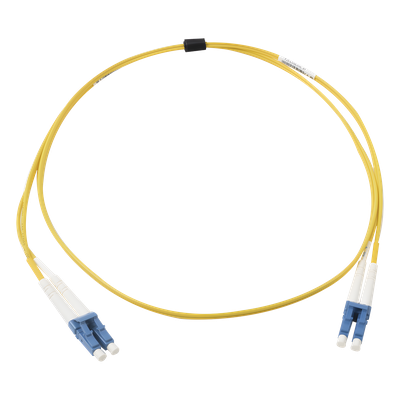 Jumper de Fibra Óptica Monomodo / LC/UPC Duplex / OFNR Riser / 1 Metro (3.28 Pies) / 10 Gigabit / XGLO