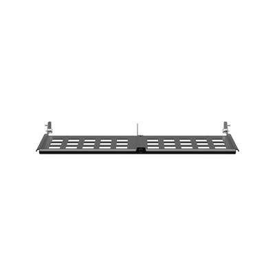 Organizador de Holgura para Fibra Óptica / 1 UR / 12 Casetes / Acero / 8.88′ (225.5 mm) Profundidad / Negro
