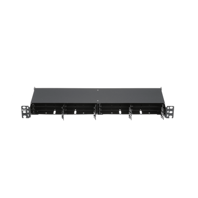 Panel de Distribución de Fibra Óptica / 1 UR / 12 Cassettes HD Flex / 144 Fibras / 19″ (483 mm) / Fijo