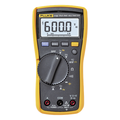 Multímetro Digital / Valor Eficaz Verdadero 6000 Recuentos / CAT III 600 V / Protección 6 kV / Pantalla LED Retroiluminada