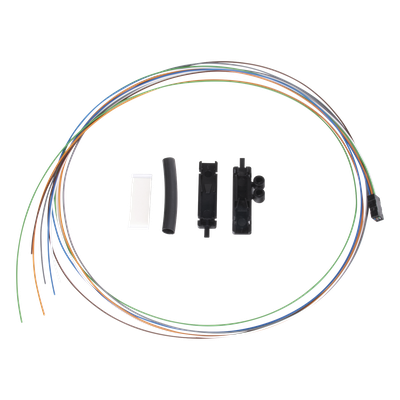 Kit Fan-Out de Fibra Óptica / 6 Fibras / Conversión 250 a 900 Micras / 1 Metro (3.28 Pies)