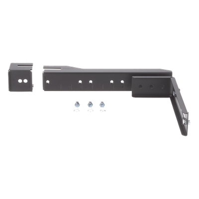 Soporte en L para Canaleta / Compatible FiberRunner 4×4 y 6×4 / Montaje en Riel Escalerilla 0.375 x 1.5/2 pulgadas / Acero Negro / 9 Piezas / UL 2024