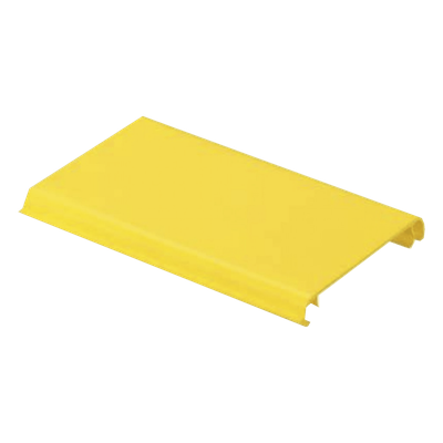 Tapa con Bisagra para Canaleta / Sistema 4×4 / PVC Rígido 94V-0 / Apertura 30° a 90° / 3 m (10 ft) / Amarillo