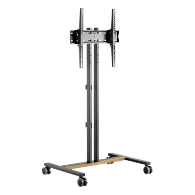 Soporte Móvil para TV / Hasta 55 Pulgadas / Carga 35 kg (77 lbs) / VESA 200×200 a 600×400 / Ruedas con Frenos / Altura Ajustable 4 Posiciones