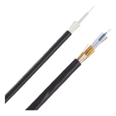 Cable de Fibra Óptica / 6 Hilos / Monomodo OS2 / Interior-Exterior / Loose Tube 250μm / OFNR Riser / Dieléctrico / 0.61 m (2 ft) Marcas