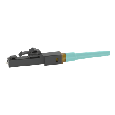 Conector LC de Empalme por Fusión / Multimodo 50/125 µm / OM3/OM4/OM5 / Pérdida ≤0.3 dB / -40°C a 75°C / Aqua