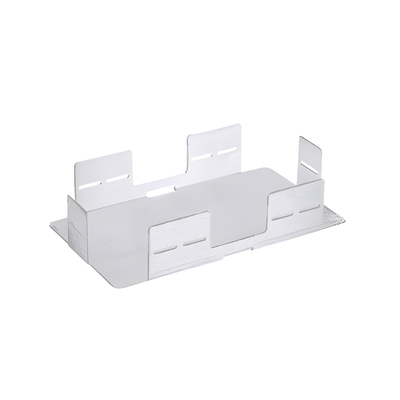 Soporte de Apilamiento / 1-4 Charolas Empalme / Aluminio / 115.9×204.8×44.8 mm / 4.6×8.1×1.8 in / RoHS / Gris