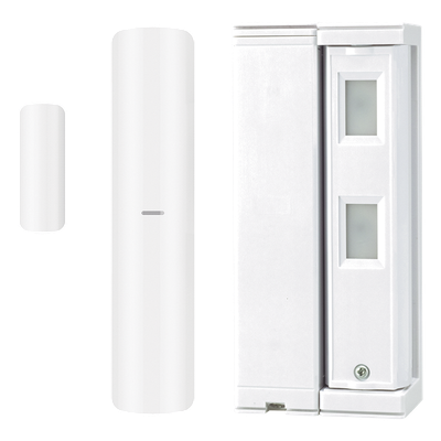 Sensor PIR Cortina / Exterior / Alcance 2 m (6.6 ft) o 5 m (16.4 ft) / Inalámbrico / Inmunidad 25 kg / Rotación 190°