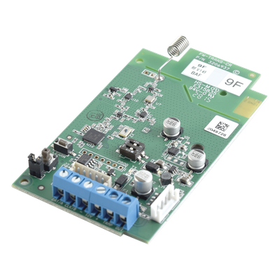 Transceptor Inalámbrico / 916 MHz / 2 Vías / Interfaz Canal Bus / Instalación en Gabinete / Compatibilidad Sensores 1 y 2 Vías