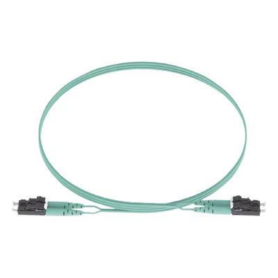 Jumper de Fibra Óptica / Multimodo OM3 50/125 / LC-LC Dúplex / OFNR Riser / LSZH / 5 m (16.40 pies)