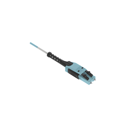 Jumper de Fibra Óptica / Multimodo 50/125 OM4 / LC-LC Uniboot Duplex / LSZH / Aqua / 3 m (9.84 ft)