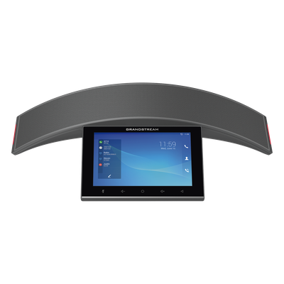 Teléfono IP de Audioconferencia / Android 10 / 12 Líneas SIP / Pantalla Táctil 7″ / Wi-Fi 6 / Bluetooth 5.0 / PoE / Alcance de Voz 5 m (16.4 ft)