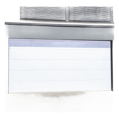 Puerta de Garage / Línea Central / 12×9 pies (3.7×2.7 m) / Aislada / Estilo Americano / Calibre 26 / Poliuretano 45 kg/m³