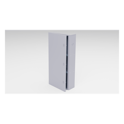 Gabinete Exterior / Acero Galvanizado / 3 Baterías / Montaje en Poste / 1050x208x505 mm / 16.14 kg / IP para Energía Solar
