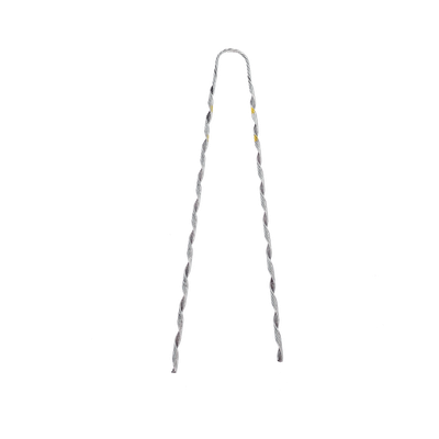 Remate Preformado para Fibra Óptica / Acero Galvanizado / Mensajero 6.3 mm (1/4″) / Tensión 4233 kg / Longitud 635 mm (25″) / Pierna Dispareja