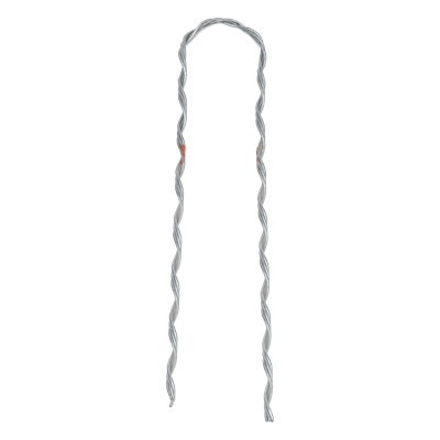 Remate Preformado para Fibra Óptica / Span 100 m (328.1 ft) / Mensajero Acero Φ 3.6 mm / Tensión 3386 kg / Pierna Dispareja