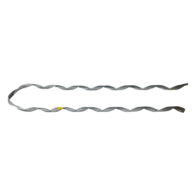Remate Preformado para Fibra Óptica / Acero Galvanizado / Mini-ADSS 6-7 mm / Tensión 1300 N / 20 Años Vida Útil / Pierna Dispareja