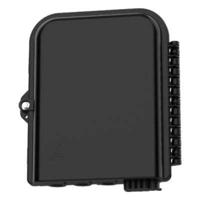 Caja de Empalme FTTx / 24 Fusiones / Splitter 1×8 SC/APC / 8 Acopladores SC/APC / 3 Puertos Troncal / IP65 / Interior-Exterior