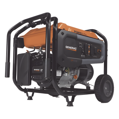Generador Portátil a Gasolina / 6.5 kW Nominales / 8.125 kW Máximo / 120/240 Vca / Arranque Manual / 10.5 h al 50% Carga
