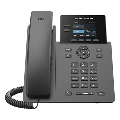 Teléfono IP PoE / 2 Líneas / Pantalla LCD TFT 2.4 Pulgadas Color / 8 Botones Virtuales VPK / Conferencia 5 Vías / Audio HD / Seguridad Carrier-Grade