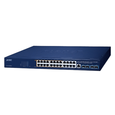 Switch Gestionado PoE++ / 16 Puertos Gigabit PoE++ 95W / 8 Puertos Gigabit / 4 Puertos 10G SFP+ / Presupuesto PoE 420W / L2/L4 / ERPS / Rack 440 mm (17.3 in)