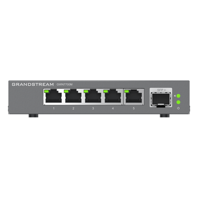 Switch Multi-Gigabit No Administrable / 5 Puertos RJ45 100/1000/2500Mbps / 1 Puerto SFP+ / 45 Gbps / 4.76 x 3.15 x 1.06 pulgadas