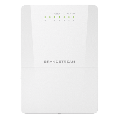 Switch PoE Administrable para Exteriores / 6 Puertos / 5 GE + 1 SFP / IP66 / PoE Integrado / Gestión Remota
