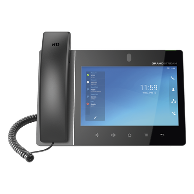 Videoteléfono IP Android / 16 Líneas SIP / Pantalla Táctil 8″ / Wi-Fi 6 / Bluetooth 5.0 / PoE+ / Cámara 2 MP con Obturador de Privacidad
