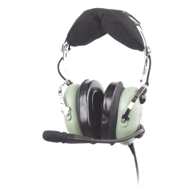 Auriculares de Aviación / Atenuación Pasiva NRR 23 dB / Micrófono Electret M-7A / Cable Bobina 5′ (1.5 m) / Conector U-174/U / Helicópteros