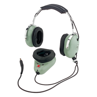 Auriculares Muff-Mic / Micrófono dinámico con cancelación de ruido / Cable 7.62 m (25 ft) / NRR 26 dB / Diadema cromada anticorrosión