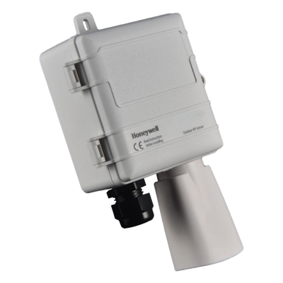 Sensor de Humedad y Temperatura / Exterior / Termistor 20 kΩ / Exactitud ±3% HR / Salida 0-5V/10V o 4-20 mA / IP20 NEMA 1/3R / -40 a 70°C (-40 a 158°F)