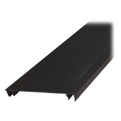 Tapa para Canaleta Ranurada Tipo H / 55.1 mm Ancho / 1828.8 mm Largo (6 pies) / PVC Sin Plomo / UL94 V-0 / Negro