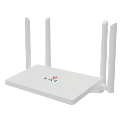 Router Wi-Fi 6 / AX3000 Dual Band / 4 Puertos Gigabit / MESH / Diseño Compacto / -30 a 60°C